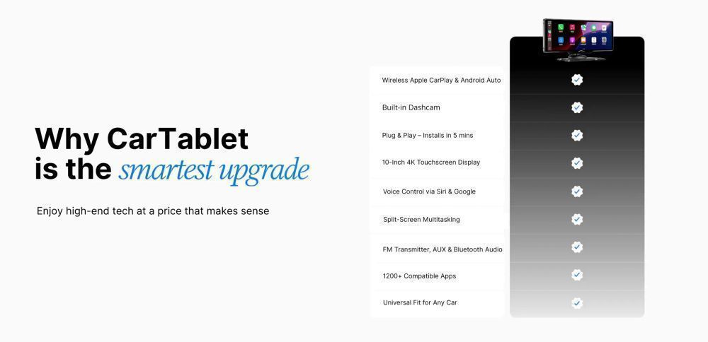 CarTablet Pro Max™ (2025 Model)